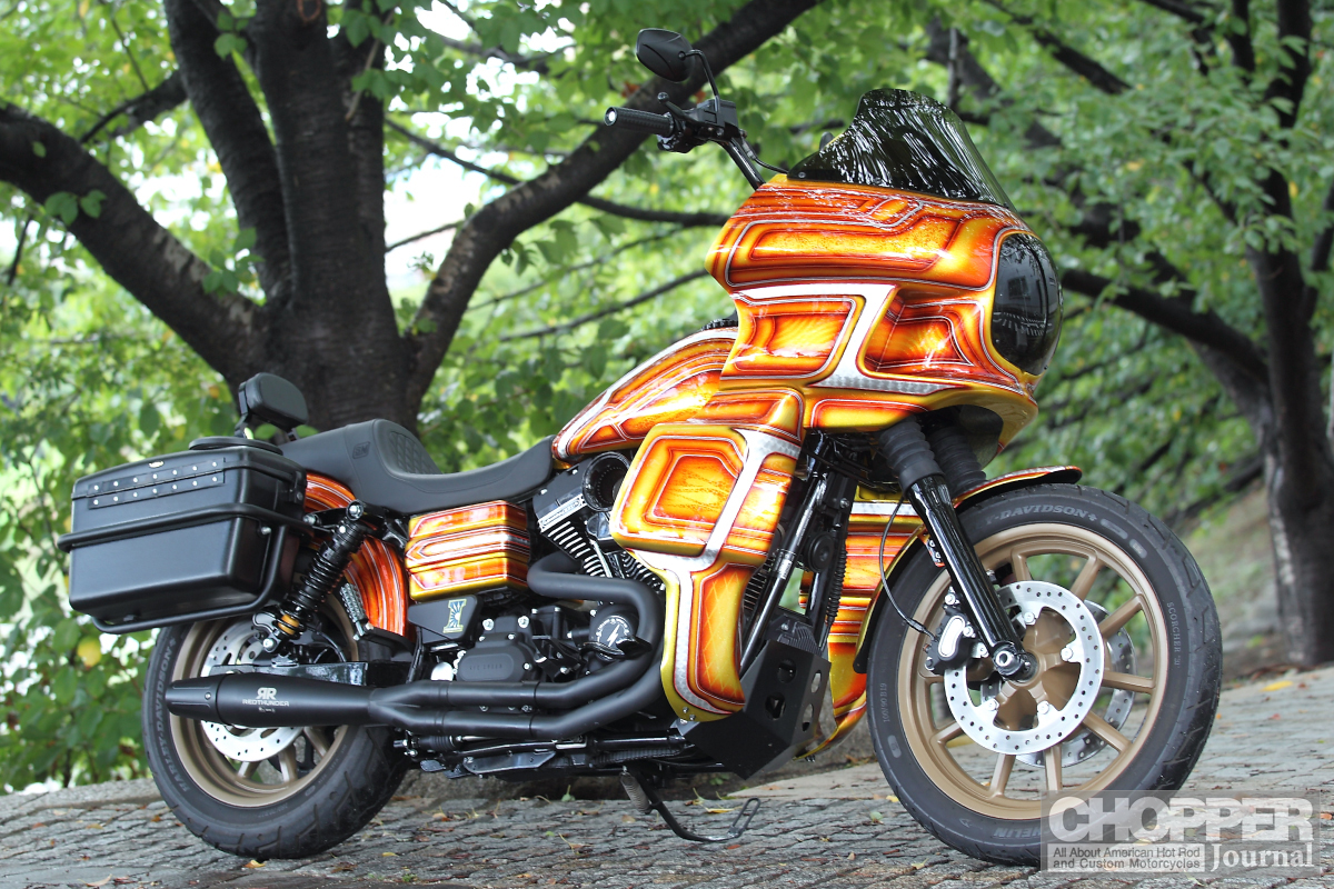 Indigo Custom Cycles 17 Harley Davidson Fxdls Chopper Journal